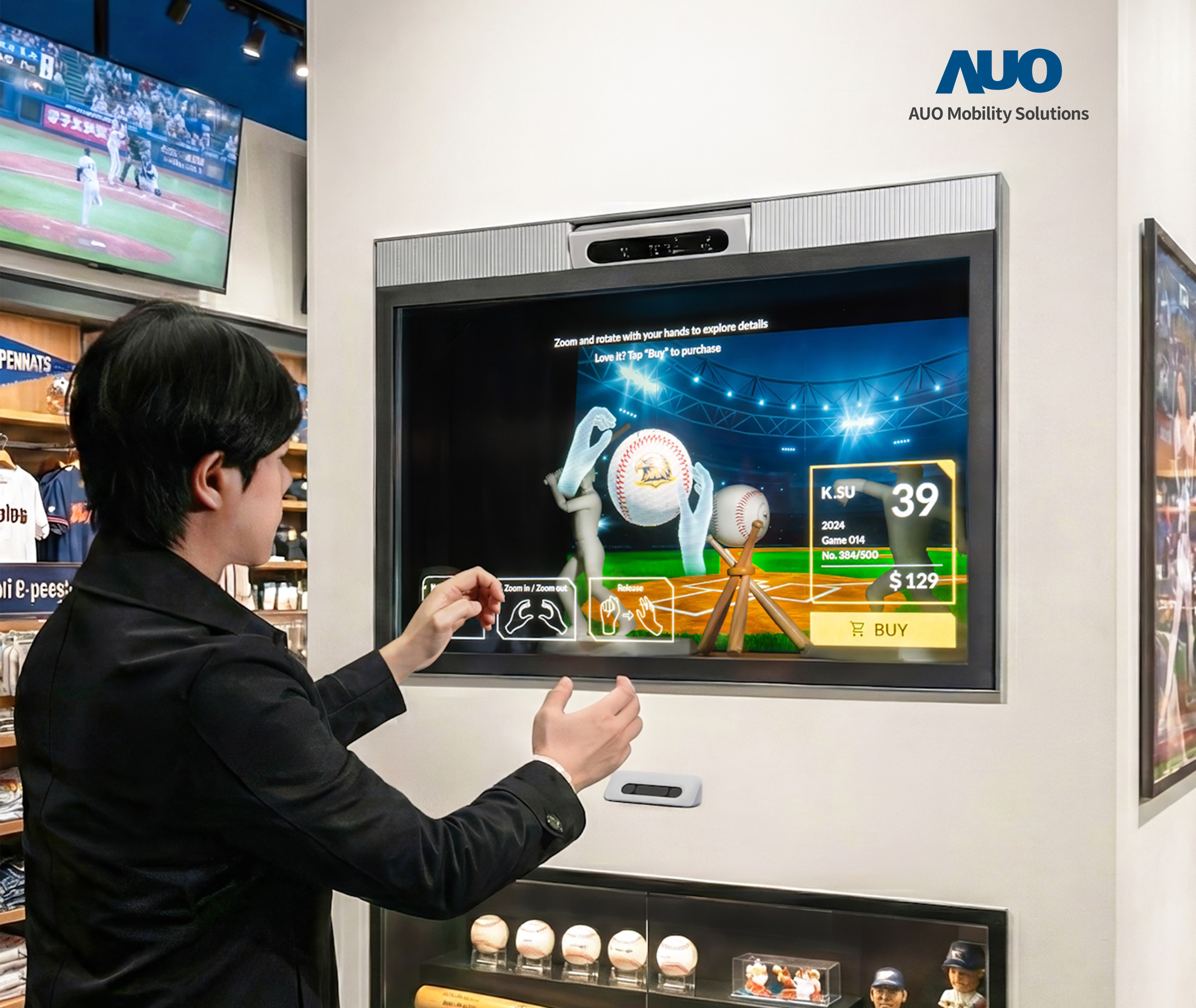 64��Sports AR Solution�ṩ��(sh��)�wِ���cMicro LED͸���@ʾ����(du��)��(y��ng)����(d��ng)���\(y��n)�ã���(du��)�څ�ِ�߻��(du��)���и�����Ϣ���˽⣬�����I(y��ng)�N����(d��ng)�������p����͸���@ʾ��Ļ����ɣ������I(y��ng)�N����(d��ng)�¼o(j��)Ԫ��